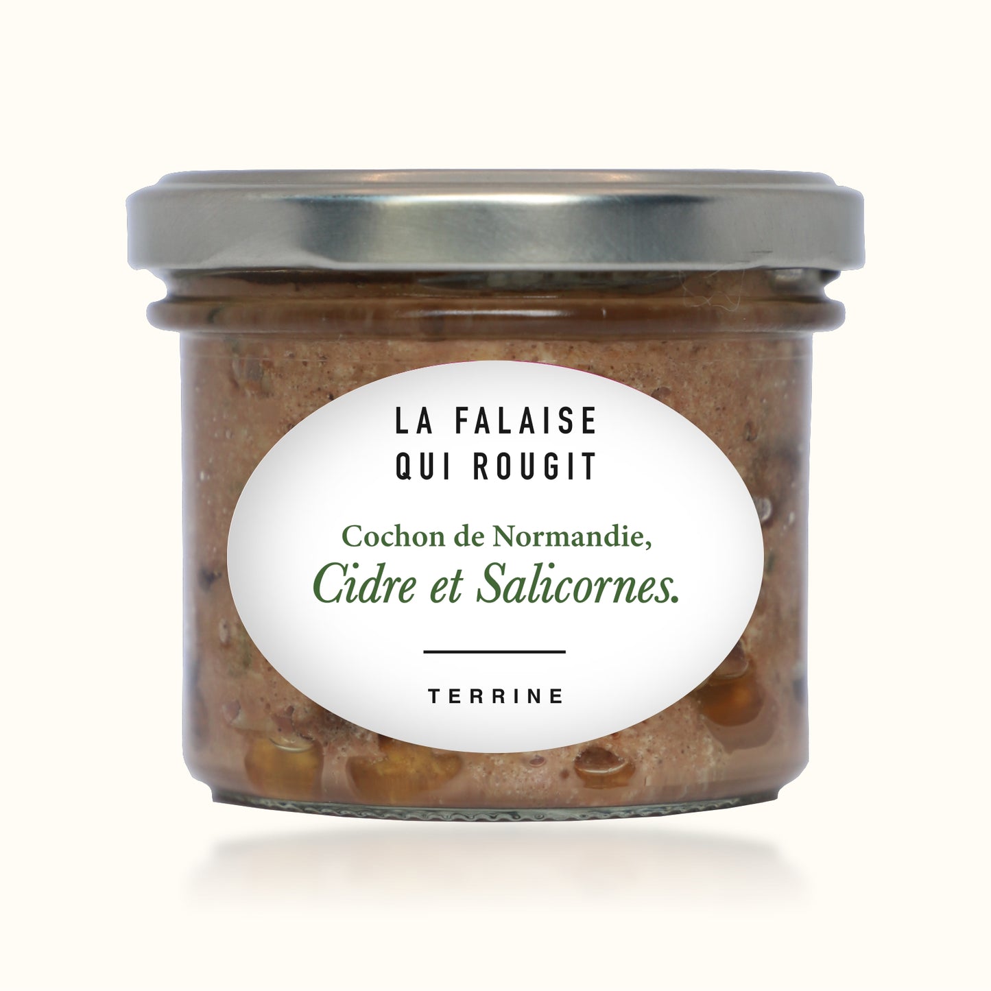 Terrine de cochon de Normandie, cidre et salicornes