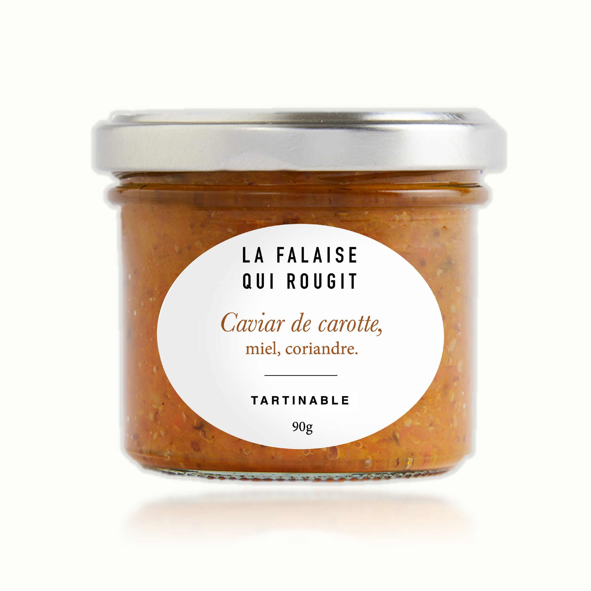 Caviar de carotte, miel, coriandre