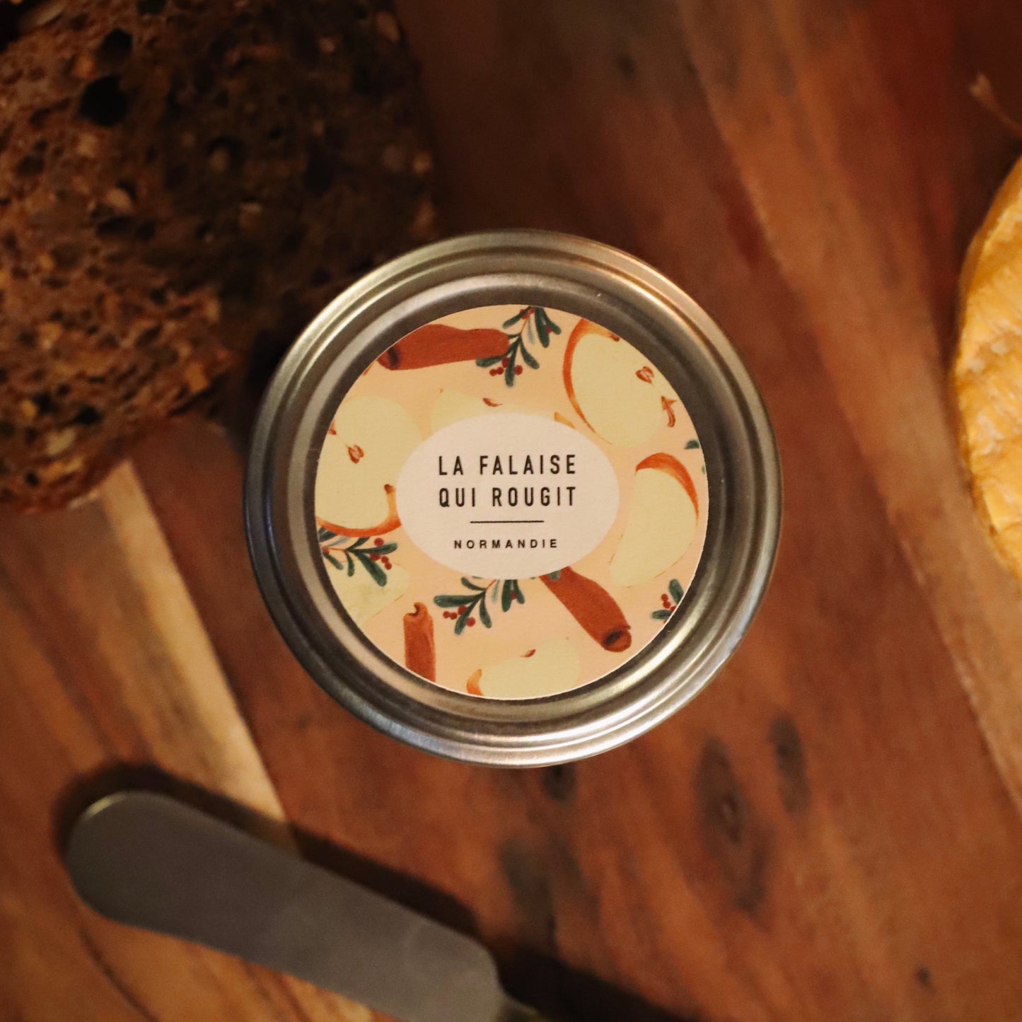 Terrine de Noël, cochon, pomme et cannelle